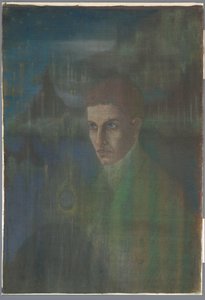 Henri van Booven como joven sacerdote (estatua del Sacerdote de Van Booven)