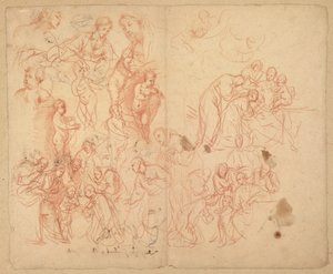 Figuras (anverso); Figuras (reverso) de Karel Škréta