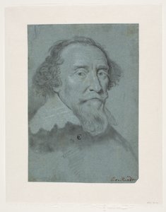 Retrato de hombre. Henrik, conde de Bergh. de Karel van III Mander