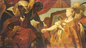 Cariclea muestra a Persina e Hidaspes de Karel van Mander III