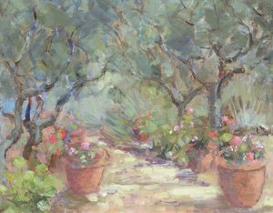 Jardín en Porto Ercole, Italia, 1996 de Karen Armitage