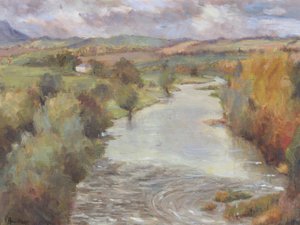 El Río Tweed, Roxburghshire, 1995 de Karen Armitage