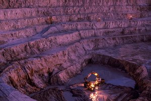 Mina canadiense de uranio (foto)