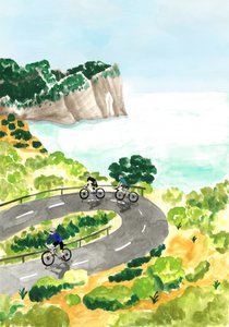 Aventura en bicicleta por la costa de Karen Menzenbach