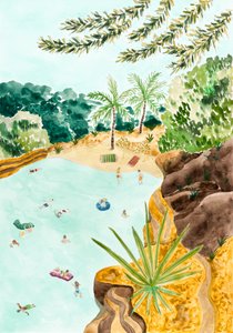 Oasis de la Laguna Tropical de Karen Menzenbach