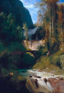 Gargantas cerca de Amalfi de Carl Blechen