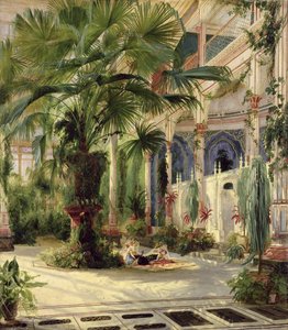 Interior de la Casa de las Palmas en Potsdam