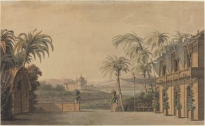 Diseño de Escenario Turco de Karl Ferdinand Langhans