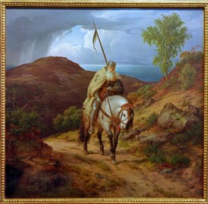 Cruzado regresando a casa de Carl Friedrich Lessing