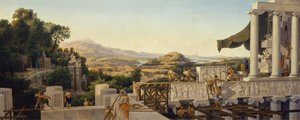 Una visión de la edad de oro de Grecia de Karl Friedrich Schinkel