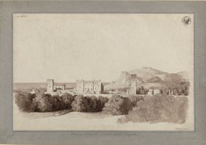 Antiguo palacio moro del príncipe Butera en Bagheria, cerca de Palermo / Villa del príncipe Butera en Bagheria de Karl Friedrich Schinkel