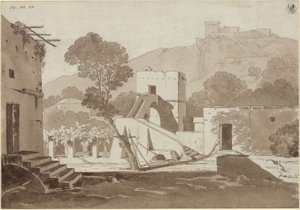 Casa de labranza cerca de Anacapri de Karl Friedrich Schinkel