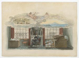 Berlín, Klosterstraße. Instituto de Comercio. Beuth en su vivienda oficial de Karl Friedrich Schinkel