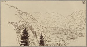 El valle de Gastein de Karl Friedrich Schinkel