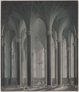 La residencia de un príncipe. Vista interior de Karl Friedrich Schinkel