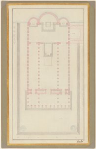 Plano de una catedral para Berlín de Karl Friedrich Schinkel