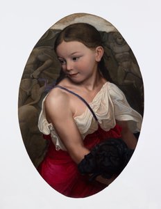 Retrato de la hija del artista, Susanne de Karl Friedrich Schinkel