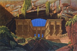 Templo de Isis y Osiris donde Sarastro Sumo Sacerdote oficia "La flauta mágica"