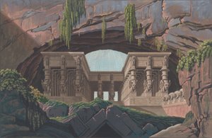 Templo entre rocas, 1847-49