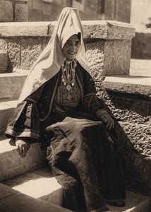 Belén, Mujer casada de Belén (foto b/n)