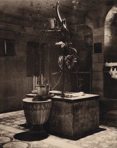 Pozo de Jacob cerca de Sichem (foto en blanco y negro)
