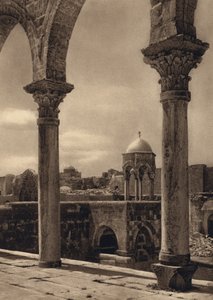 Jerusalén, Arcadas en el Lugar del Templo (foto b/n) de Karl Grober