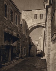 Jerusalén, Ecce Homo-Arch (foto b/n)