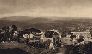 Vista de Beirut (foto en blanco y negro) de Karl Grober