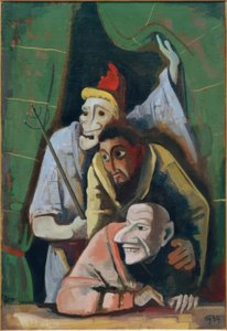 Máscaras malvadas de Karl Hofer