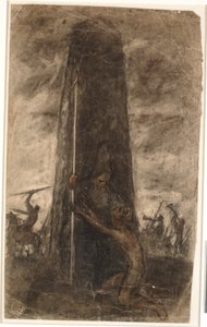 Encuentro de Halfdan y Svipdag en la colina de Svarin de Karl Isakson