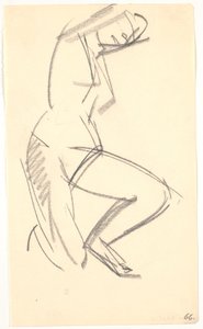 Modelo arrodillada