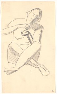 Modelo sentada de Karl Isakson