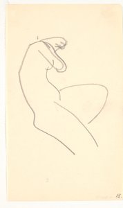Modelo sentada de Karl Isakson