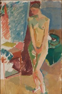 Desnudo de pie de Karl Isakson
