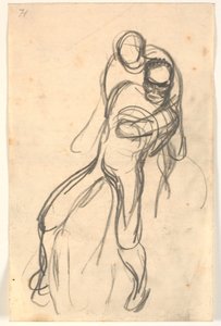 Dos hombres desnudos luchando