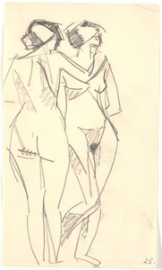 Dos modelos de pie