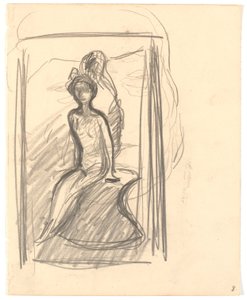 Boceto para "Sif" de Karl Isakson
