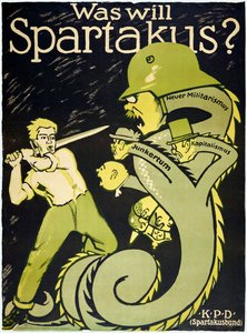 Revolución alemana 1918-1919 La Liga Espartaquista (Spartakusbund) de Karl Jakob Hirsch