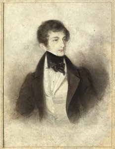 Retrato del pianista y compositor Sigismund Thalberg, 1829 de Karl Joseph Aloys Agricola