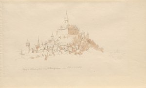 Castillo Lindenfels en Weinheim en el Odenwald