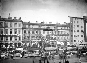 Nevsky Prospekt, San Petersburgo, 1896 de Karl Karlovich Bulla