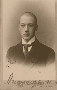 Poeta ruso Nikolay Gumilyov de Karl Karlovich Bulla
