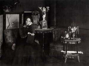 Vera Fyodorovna Komissarzhevskaya, actriz rusa, c. 1900 de Karl Karlovich Bulla