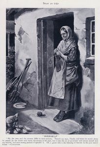 Ella misma (foto en blanco y negro) de Karl Karlovich Piratsky