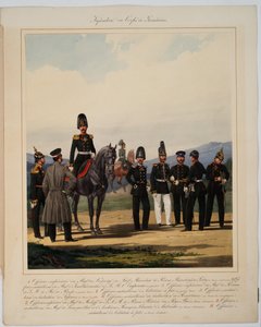 Infantería del cuerpo de Granaderos Imperiales Rusos, 1867 de Karl Karlovich Piratsky