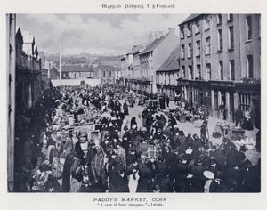 Mercado de Paddy, Cork (foto en blanco y negro) de Karl Karlovich Piratsky