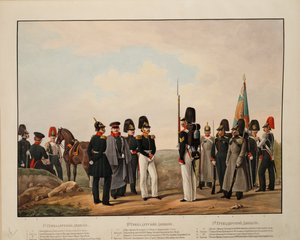 Divisiones de Granaderos Rusos 1ª, 2ª y 3ª, 1845-1855 de Karl Karlovich Piratsky