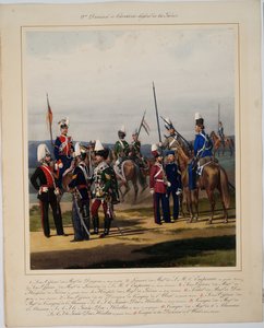 La 2ª División de Caballería de la Guardia, 1867 de Karl Karlovich Piratsky