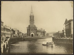 Iglesia alemana en el canal Moika, San Petersburgo
