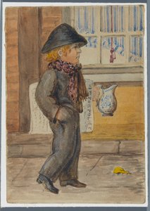 Niño del periódico Police Gazette, 1864